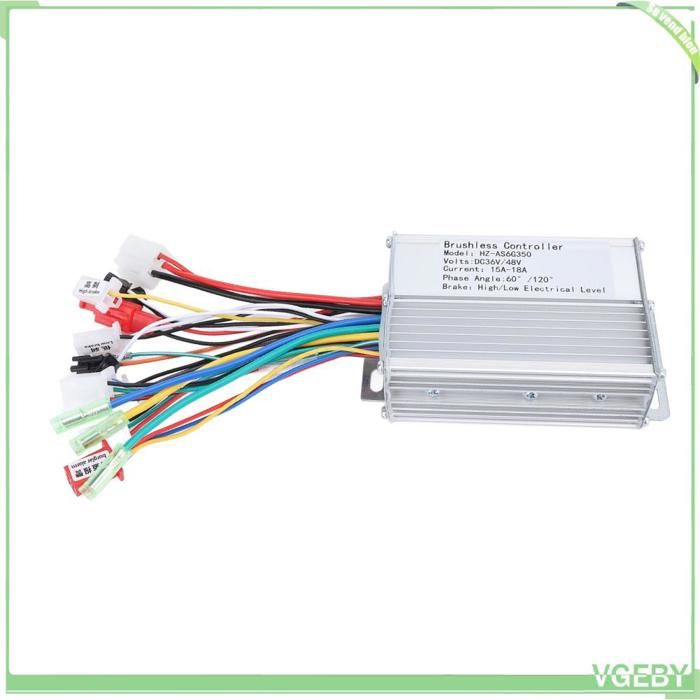 Fafeicy Contrôleur de vélo électrique Contrôleur de Moteur sans Balais 36V 48V 350W pour Vélo électrique et sport velo