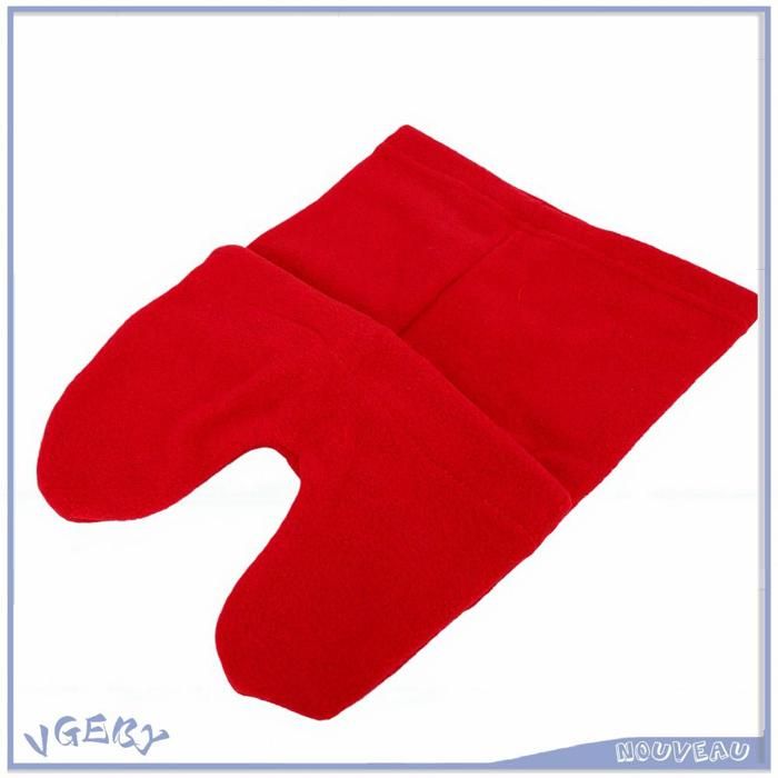 Duokon Cache-oreilles pour chien Chapeau dhiver pour chien couvre-oreilles silencieux Rouge M (pour chaussures pointures 35-38)