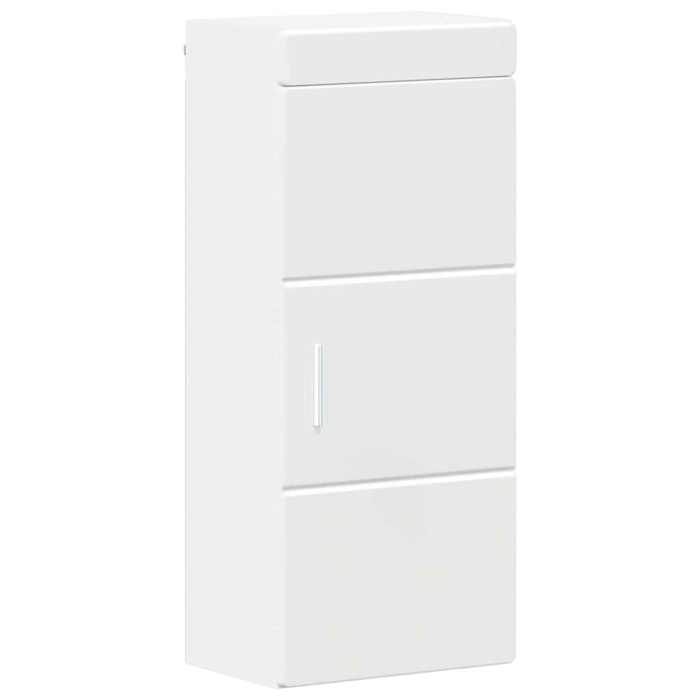 Les SoldesArmoire murale de salle de bain - 1 PC - Armoire haute - Pour WC - TULUM Blanc 37x24 5x86cm 658023 LH4137 uez56h