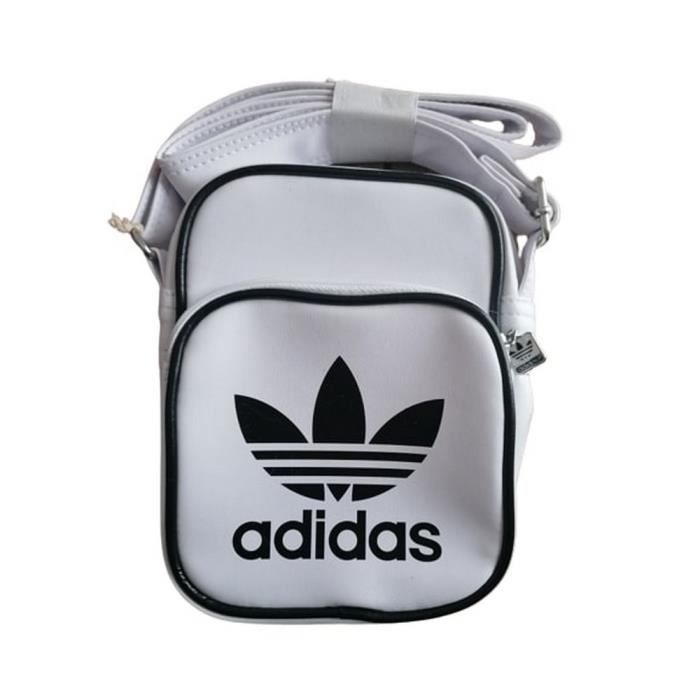 Sacoche Adidas Originals Mini Bag Blanc en Pu blanc - Cdiscount