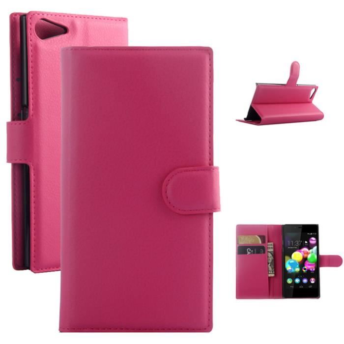 Rose Housse Wiko Highway Star 4G 5.0 Retro élégant Beau Cover - Cdiscount Téléphonie housse pour wiko y80