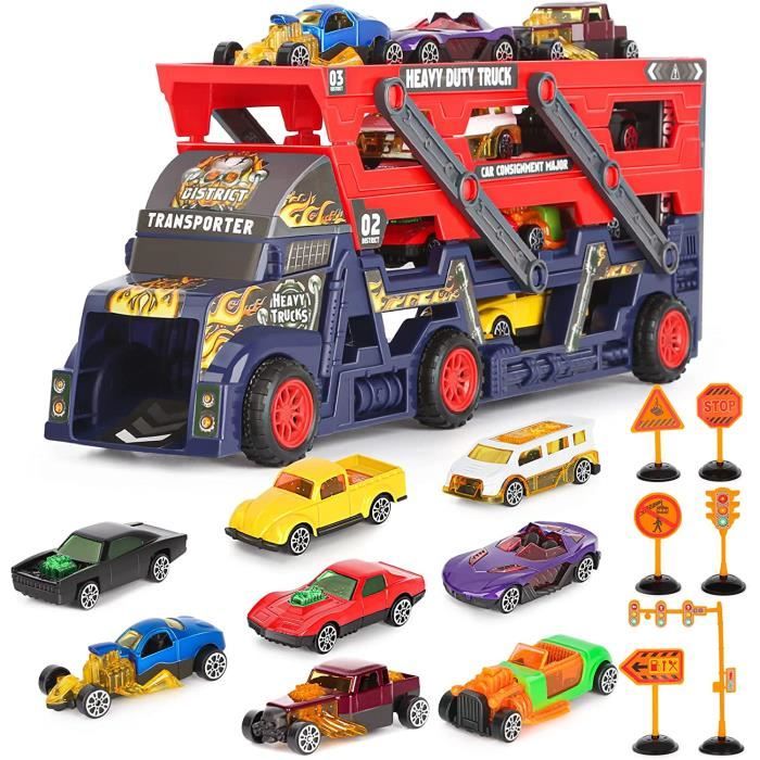 Lot de 6 boîte 24 Mini Voiture Enfant Camion Transporteur Véhicule Petite  Voiture 24 Mini Voiture Jeu Educatif Camion Enfan - Cdiscount Jeux - Jouets