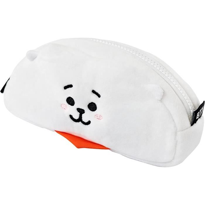 Trousse Scolaire Peluche BT21 Mang - Sous Licence Officielle - 20x10x5 Cm - Fourniture Scolaire Enfant Collège - 9