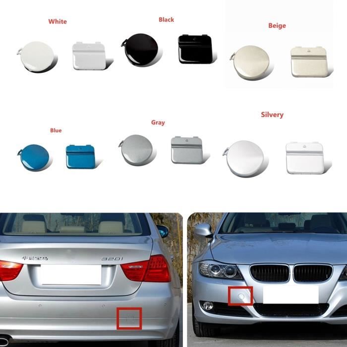 Capuchon De Crochet De Remorquage Pour BMW Série 1 F20 - Noir, Référence OEM 51127293548, 2010-2015