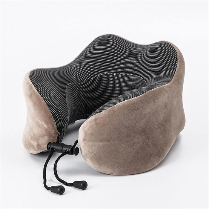 Oreiller de Voyage Mémoire de Forme – Coussin Cervical en U – Idéal Déplacements