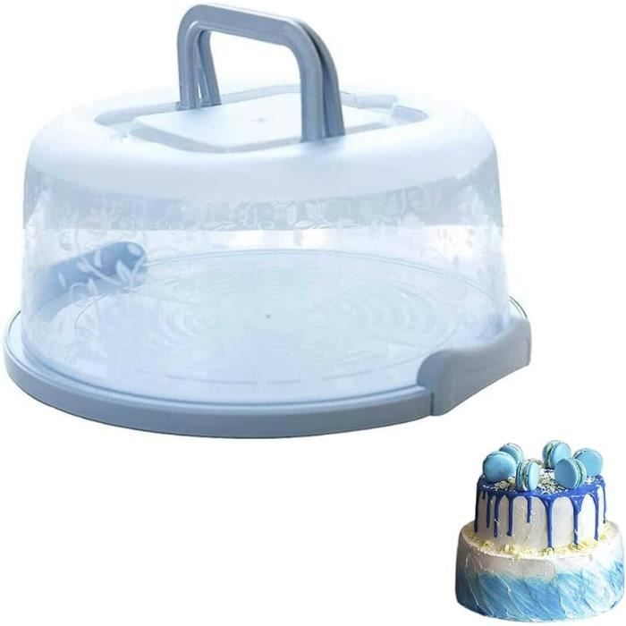 Boîte à Gâteaux Portable FYBlossom – Transparente, Avec Poignée Et Séparateurs Pour Cupcakes, Muffins, Fruits (7 Trous)