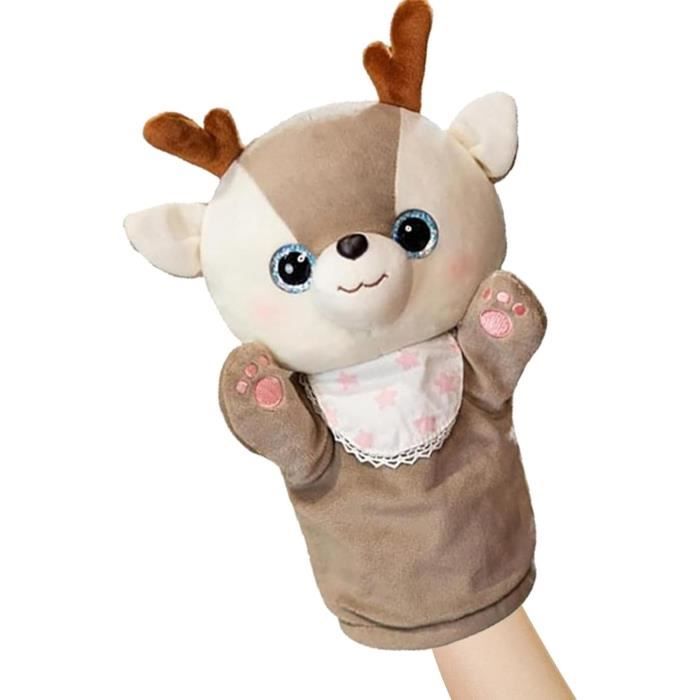 Marionnette à Main En Peluche – Animaux Rigolos, Bouche Mobile, Jeu Créatif Pour Enfants, Cadeau Doux Et Drôle