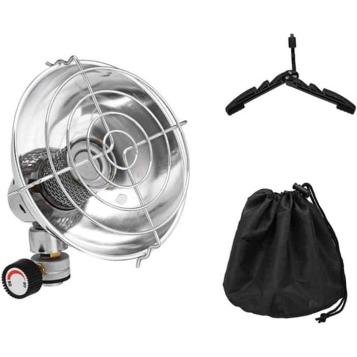 Réchaud de Camping, 3900W Portable et Pliable Mini Réchaud Gaz, Coupe-Vent et avec Allumage Piézo-électrique. - Sport