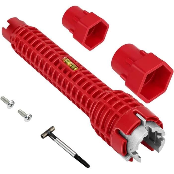Clé Multifonction 15 En 1 Pour Robinet De Douche - Outil De Démontage Et Installation Universel