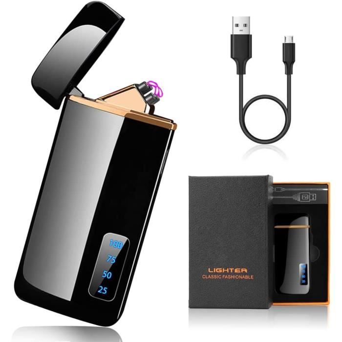 Allumeur à Arc USB RbL699 – Rechargeable, Avec LED Intégré, Pour Barbecue, Bougies, Cuisine – Design Ergonomique