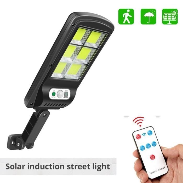Lampadaire à induction solaire Solar induction street light avec Télécommande