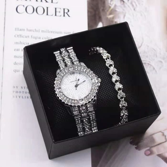 RMEGA Coffret Cadeau Montre Femme Bracelet Femme Montres Femme