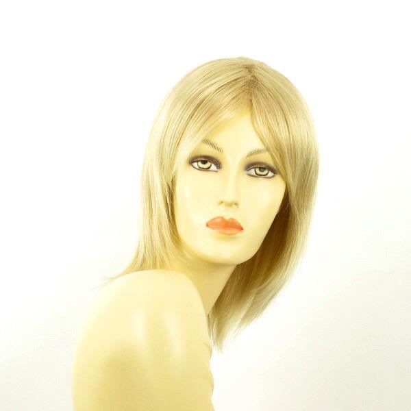 Perruque Femme Synthétique Elise 24B - Blond Doré, Mi-longue, Bonnet Classique, Neuve Avec étiquettes