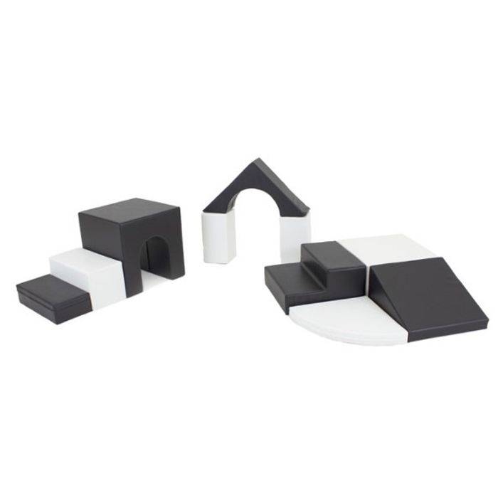 Blocs Mousse IGLU Soft Play 7 XL - Modules Motricité Enfants 1+ Ans Couleurs Pastel Éducatif