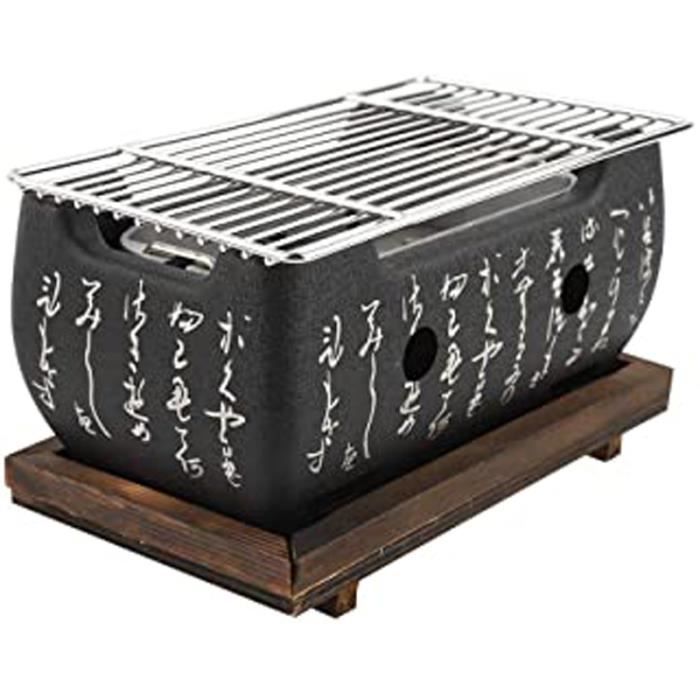 Barbecue Style Japonais, Mini Barbecue Portable Japonais Rond pour Aliments, Barbecue au Charbon de Bois pour la Maison Barbecue Style Japonais, Mini Barbecue Portable Japonais Rond pour Aliments, Barbecue au Charbon de Bois pour la Maison