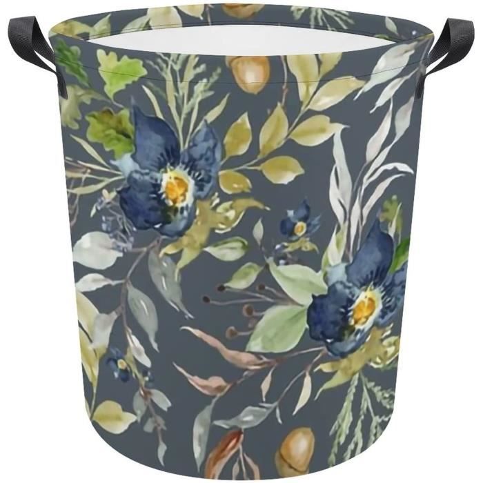 Nizirioo Sac Linge Oxford 90L Imperméable Pliable – Sac à Dos Linge Sale Avec Bretelles Rembourrées, Noir