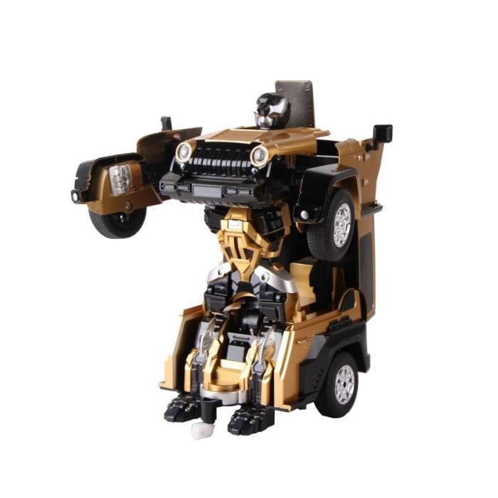 Jouet transformable Robot-Voiture - GIANT - Or - Mixte - Int?�rieur - Piles - A partir de 5 ans 