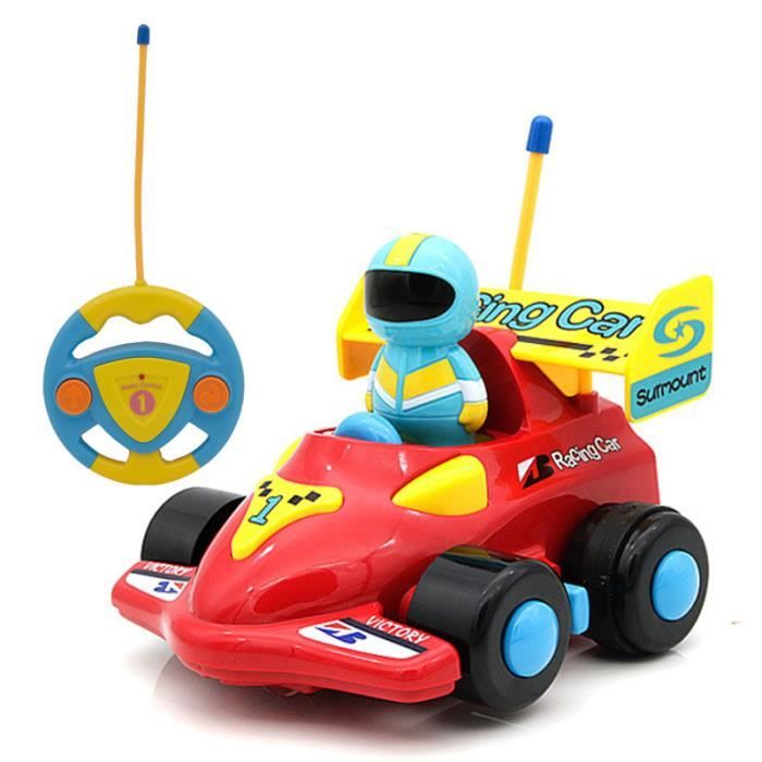 Telecommandee Voiture Telecommandee Avec Musique De Dessin Anime Rc Voiture Telecommandee Pour Enfants De 2 A 8 Ans Cdiscount Jeux Jouets