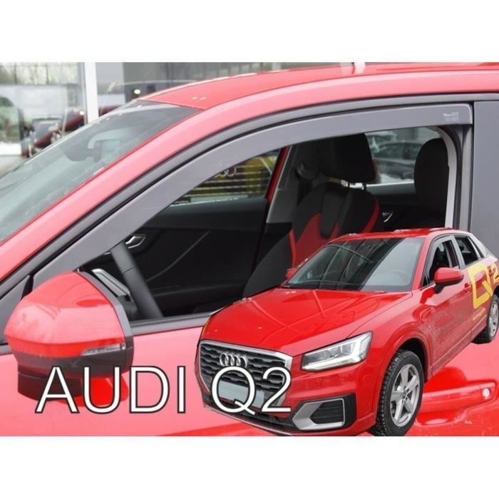 Deflecteur Auto Déflecteurs d'air - J&J AUTOMOTIVE - Audi Q2 - Fumé - Acrylique ...