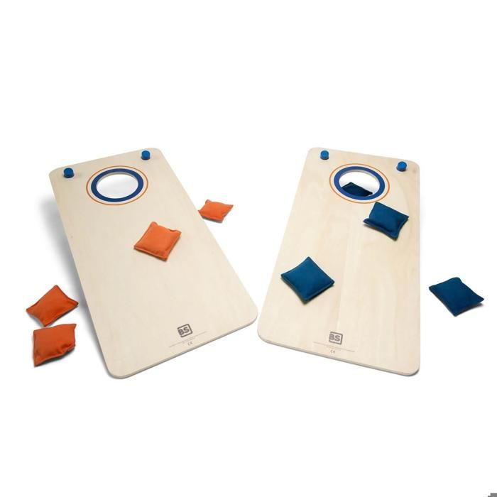 GoSports Ensemble de Jeu de Cornhole Portable avec 6 Sacs, Optimal pour l'Intérieur et l'Extérieur, Design Classique, 61 X 30 Cm
