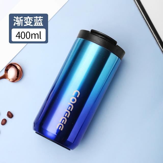 VACUUM FLASK Thermos en acier inoxydable pour conserver le café avec 3
