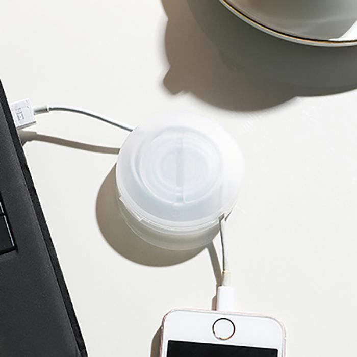 Organisateur De Câbles Fantaisie - Range-Câbles Multicolore Pour Téléphone Et Accessoires (Neuf)