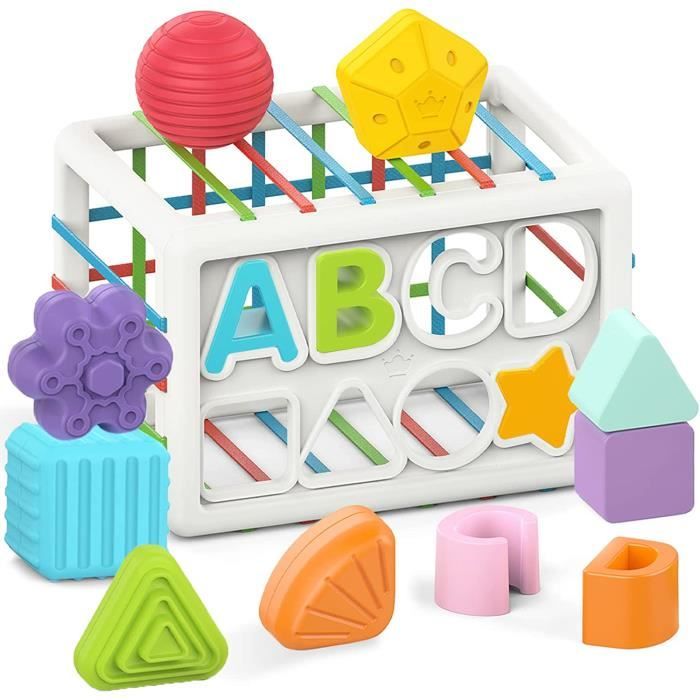 Trieur de Forme pour Bébé - Jouet Montessori - Cube Jouet Bébé pour Les  Tout-Petits de 1 à 3 Ans - Cdiscount Jeux - Jouets