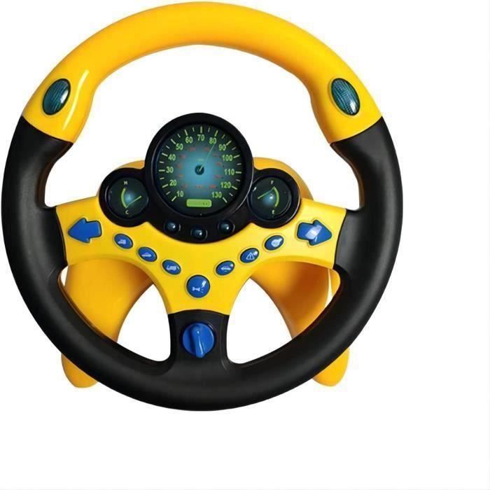Jouets de Volant pour Enfants, contrôleur de Conduite Portable simulé avec Un drôle de Son et de