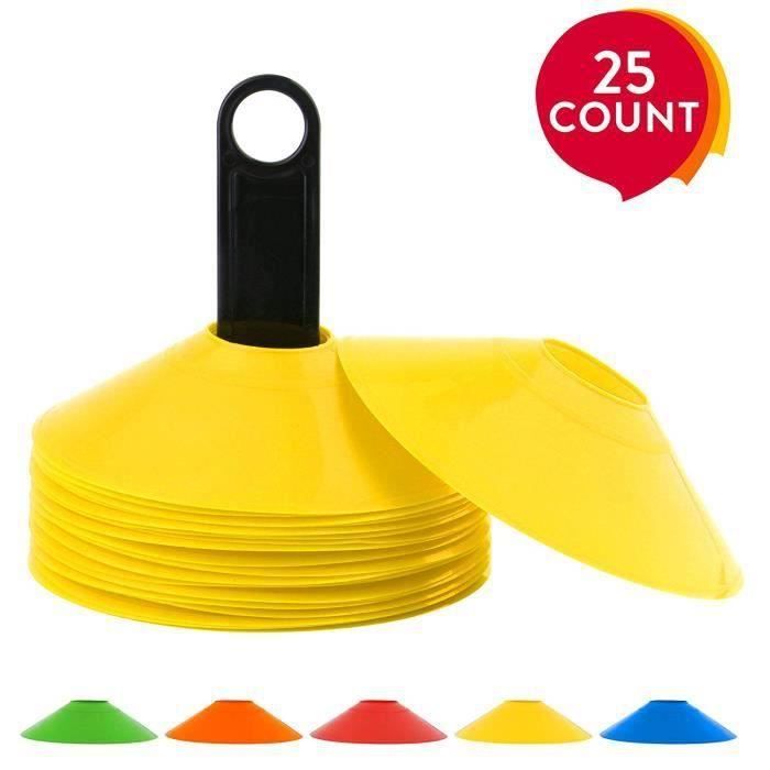 Cônes De Délimitation Rouge Lot De 4 - Activités Physiques