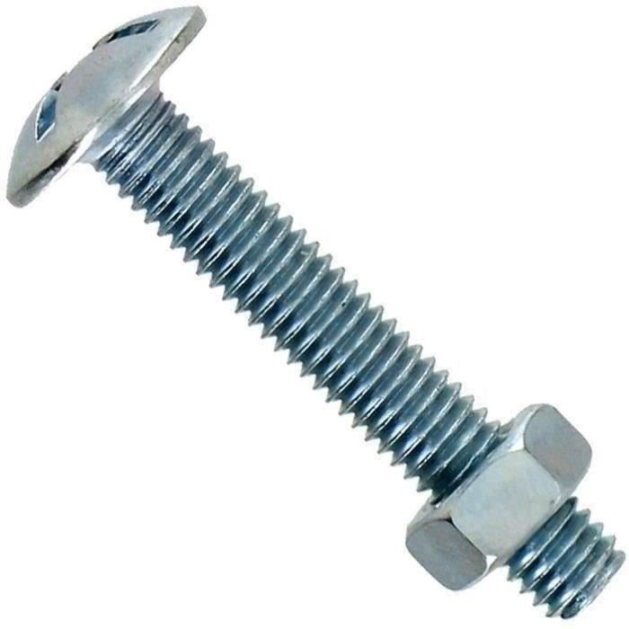 BATIVIS/VYNEX - Boulon poelier azi 6x80 coque x8