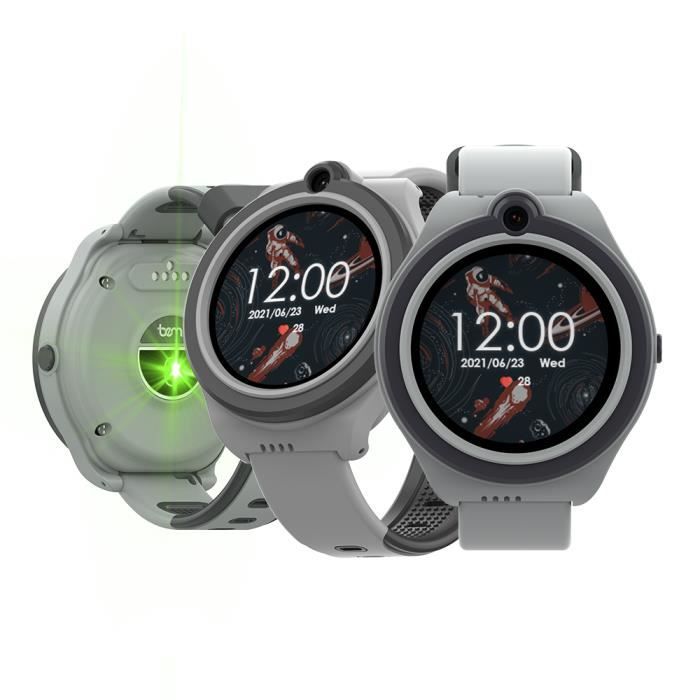 Montre connectée enfants Bemi Linko 4GLTE écran rond thermomètre GPS appels vidéo - vue 2