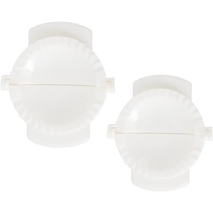 Moule à raviolis articulé rond en acier inoxydable argent RAVENNA