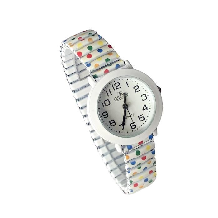 Montre femme sales bracelet élastique