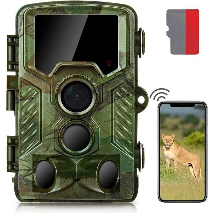 Caméra de chasse COOLIFE H881 WIFI - UHD 4K 32MP - Angle 125° - Vision  Nocturne 25m - prévision IP67 - Cdiscount Appareil Photo