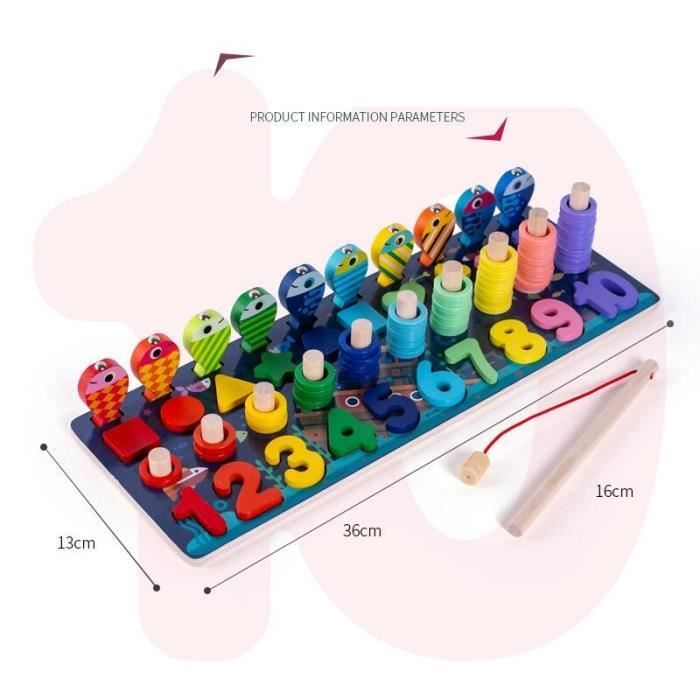 Magnetic Fraction Educational Puzzle, Matériel Arithmétique De Fraction Magnétique, Manipulation De Fractions Éducatives, Jeux éducatifs Mathématiques, Enfants Jouet Mathématiques Montessori