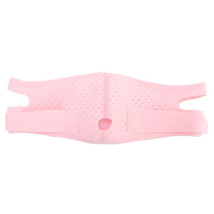 Masque Lifting Visage En V Réutilisable - Amincissant, Anti Double Menton, En Nylon Respirant - 5