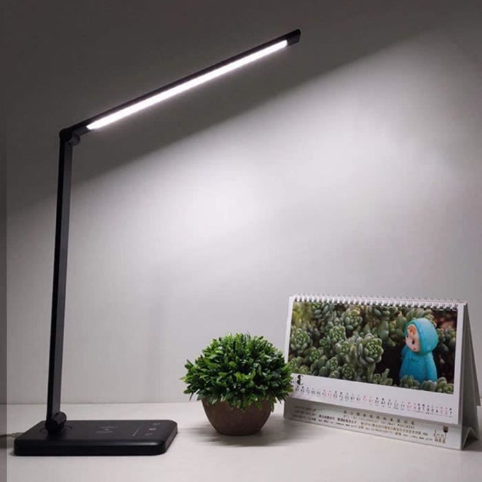 Fdit Lampe de bureau sans fil LED Lampe de bureau LED sans fil