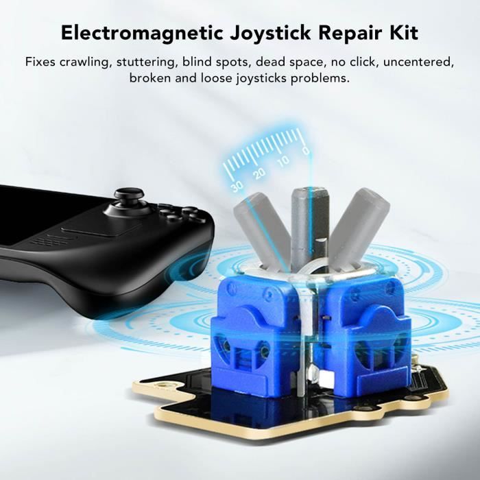 Fydun Joystick électromagnétique de remplacement pour Steam Deck Module