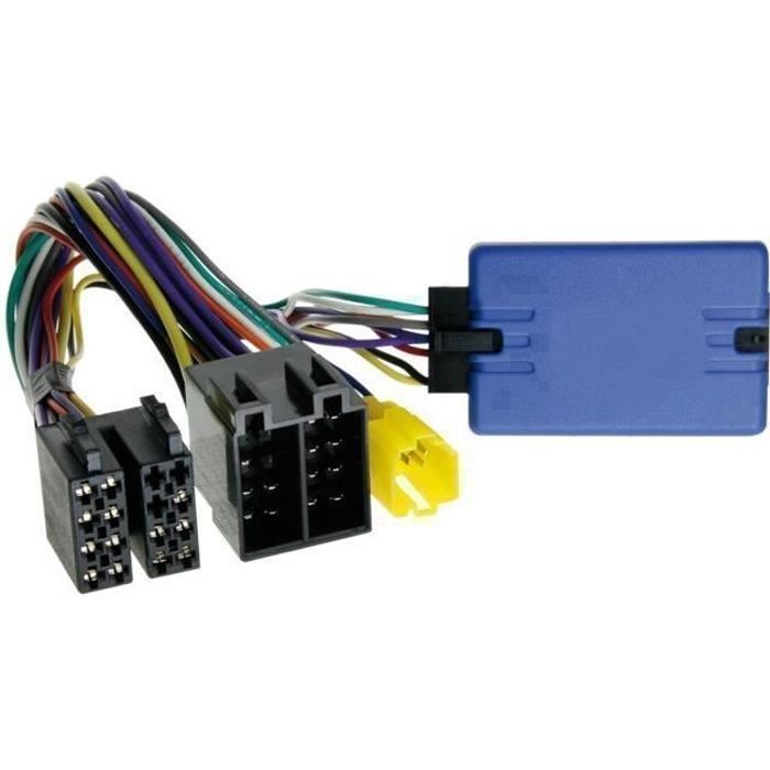 Interface Commande Volant - Renault - 42SRN004 - Compatible Clio Kangoo Mégane - Noir - Centrale seule