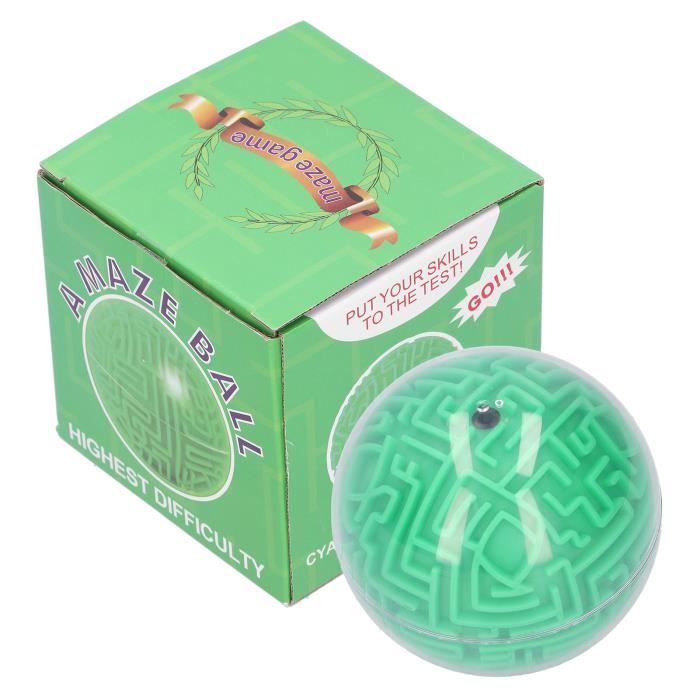 Maze Ball - Grand Labyrinthe 3D - Cube Magique et Boule - Jouet Éducatif Interactif 3D | Cube À Labyrinthe,Casse-tête captivant et Difficile, idéal pour l'entraînement cérébral Maze Ball - Grand Labyrinthe 3D - Cube Magique et Boule - Jouet Éducatif Interactif 3D | Cube À Labyrinthe,Casse-tête captivant et Difficile, idéal pour l'entraînement cérébral