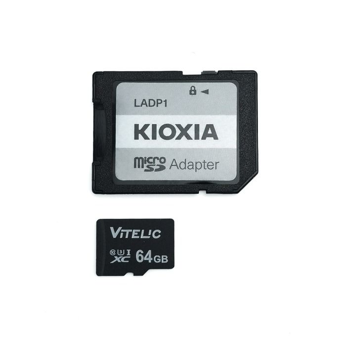 INF Carte Micro SD avec étui Le noir