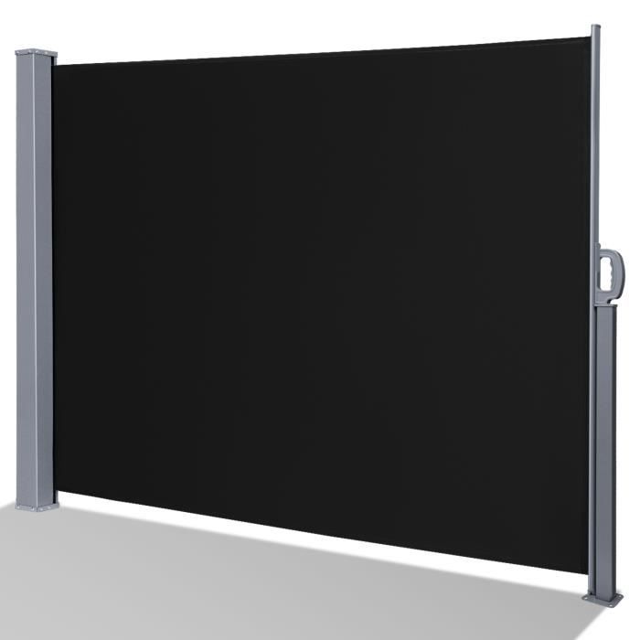Auvent Latéral Rétractable 180x350 cm Paravent Extérieur Imperméable