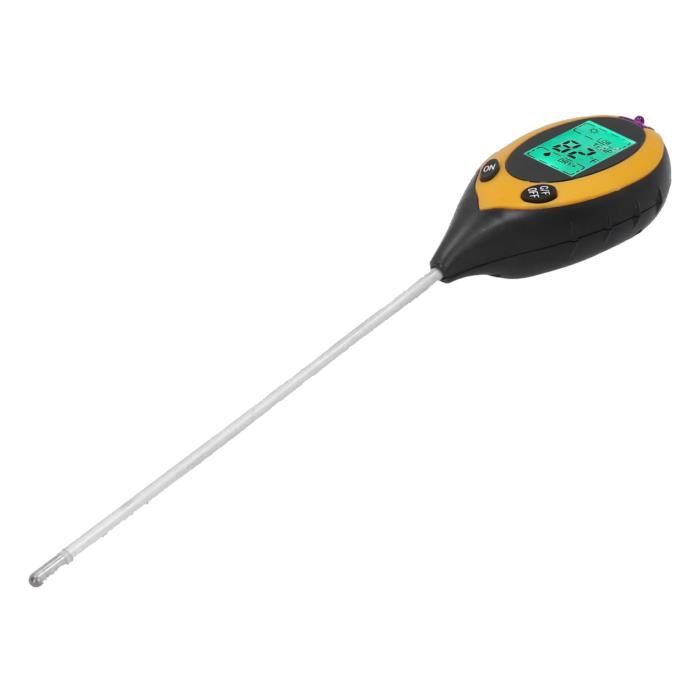 Testeur De Sol 5 En 1 Numérique - PH, Humidité, Fertilité, Température Et Lumière - Écran LCD - Pour Jardin, Balcon, Ferme - 7