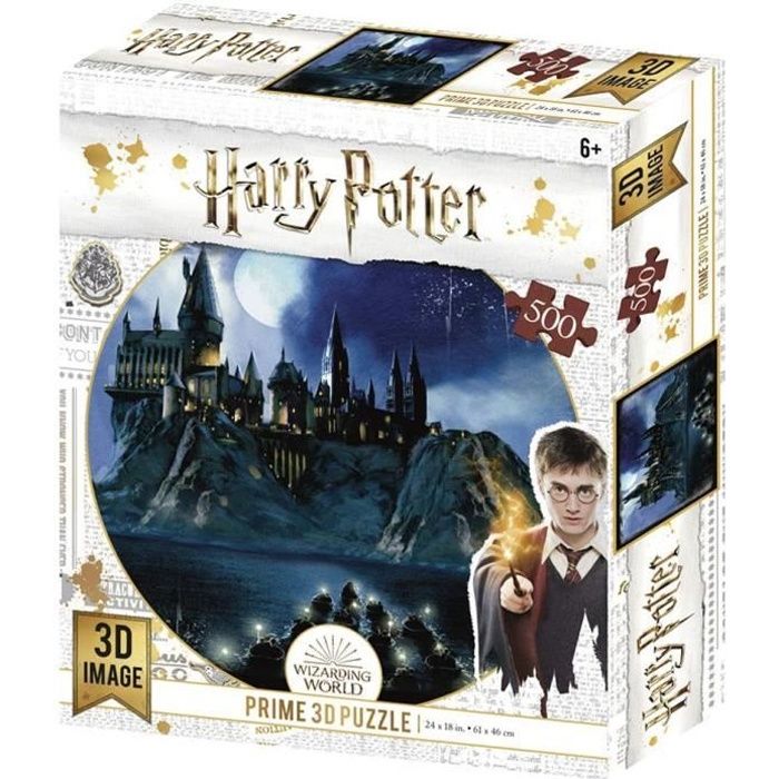 Puzzle 3D Poudlard Harry Potter - KIDID - 500 pièces - Fantastique