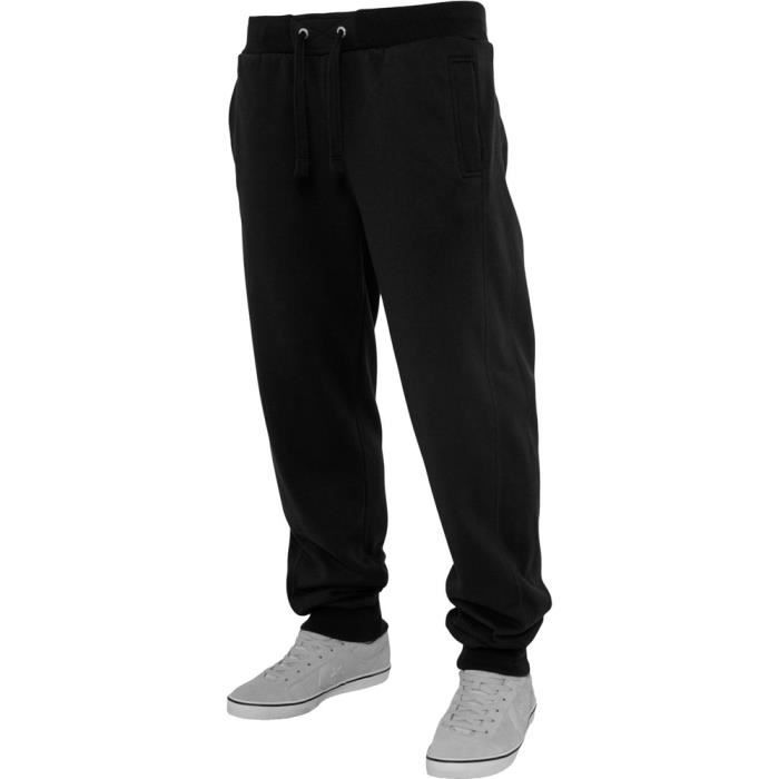 Urban Classics Straight Fit Bas de jogging noir Noir Cdiscount Pret a Porter