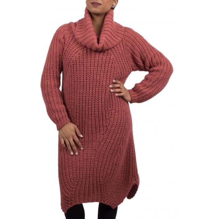 robe pull laine grosse maille