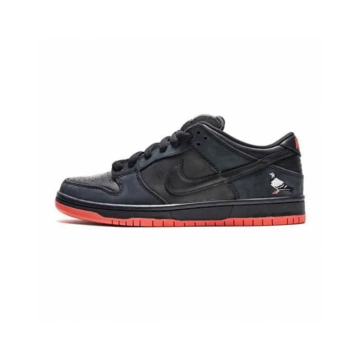 Nike Dunk Low Black Pigeon SB Low Gang Black Pigeon noir