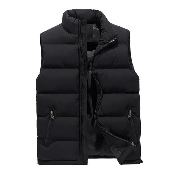 GILET CARDIGAN Sans Manche Homme Hiver Sans Gilet Sans Manche