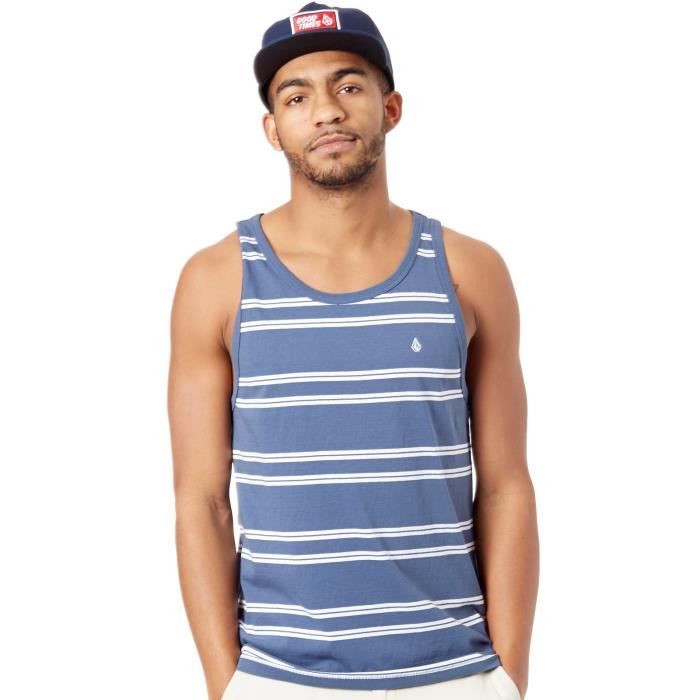 Débardeur Volcom Beauville Indigo Bleu - Cdiscount Sport