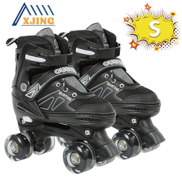 Sac De Patinage à Roulettes Quad Ou Roller - Noir - 38x20x39 Cm - 3 Compartiments